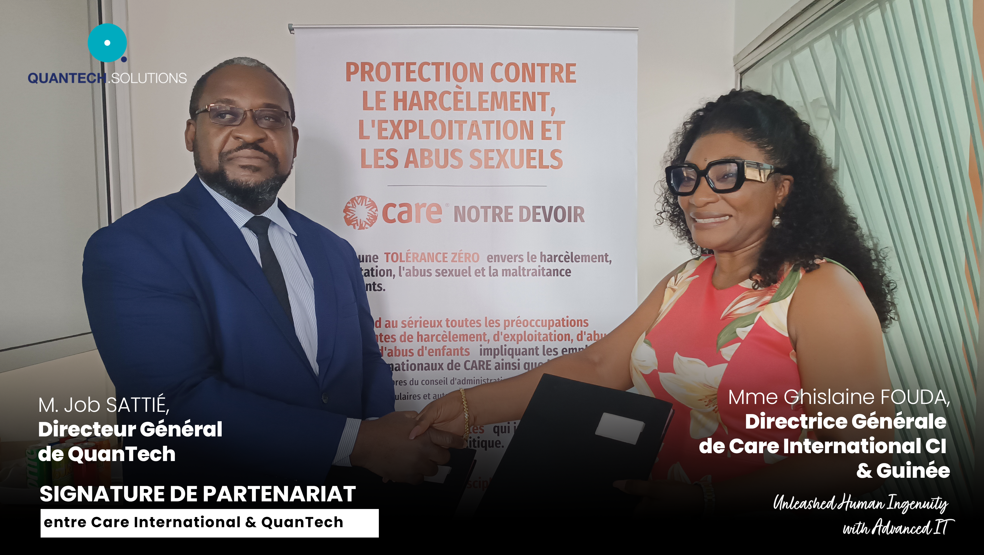 Partenariat clé avec CARE CÔTE D'IVOIRE